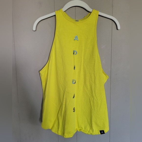 EUC Adidas Women's Universal tank 2 Shock Yellow Medium - Picture 5 of 9